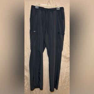 Dickies Medical Pewter Scrub Pants Size L Drawstring Cargo DK010
